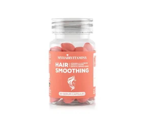 MYHAIRVITAMINS HAIR SMOOTHING tepami vitaminai sausiems ir pažeistiems plaukams, 30 × 1 ml