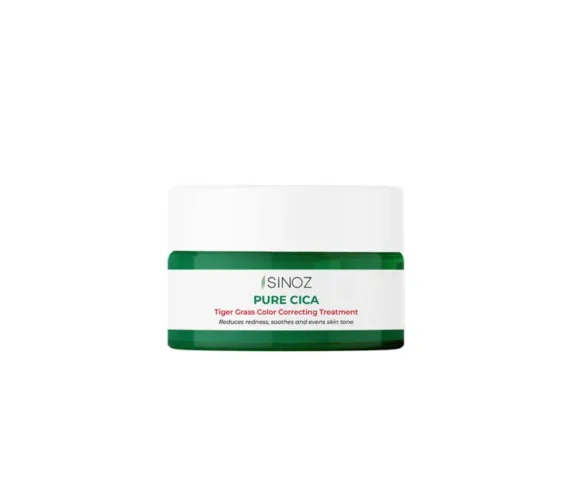 SINOZ spalvą koreguojantis atstatomasis veido kremas PURE CICA TIGER GRASS COLOR CORRECTING REPAIR CREAM, 15 ml