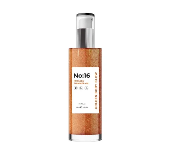 SINOZ spindesio suteikiantis kūno aliejus MIRACLE SHIMMER No:16, 100 ml