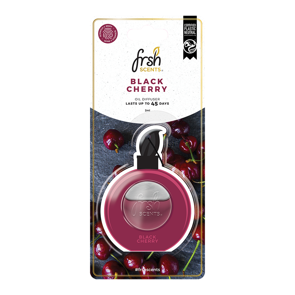 FRSH SCENTS BLACK CHERRY pakabinamas kvapas, 1 vnt
