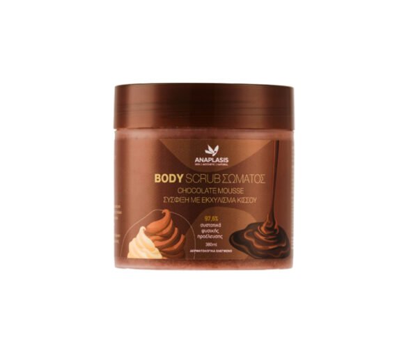 ANAPLASIS kūno šveitiklis šokolado kvapo BODY SCRUB CHOCOLATE MOUSSE, 380 ml