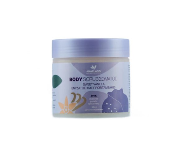 ANAPLASIS kūno šveitiklis vanilės kvapo BODY SCRUB SWEET VANILLA, 380 ml