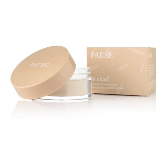 PAESE 010 LIGHT BEIGE ryžių biri pudra su atspalviu, 10g