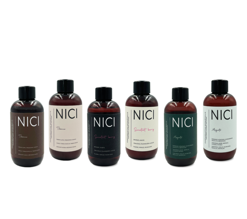 NICI mini parfumuotų skalbiklių ir minkštikli…