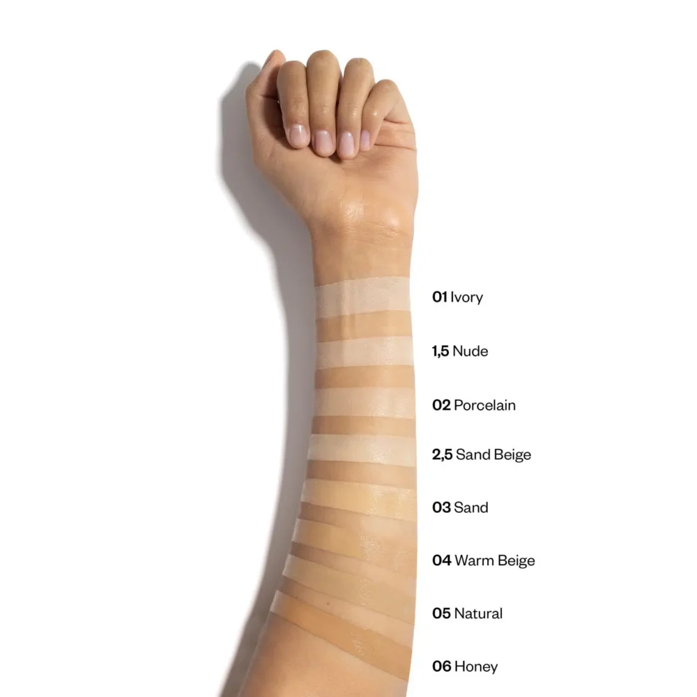 PAESE kreminė pudra NANOREVIT NATURAL FINISH LONGWEAR 03 Sand