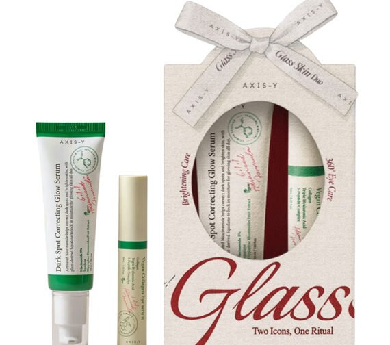 AXIS-Y Glass Skin Duo rinkinys: veido serumas 50 ml + paakių serumas 10 ml