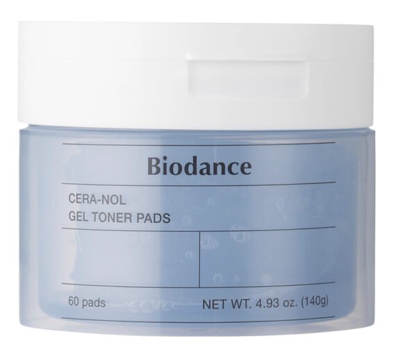 BIODANCE Cera-nol Gel Toner Pads toniko padeliai, 60vnt