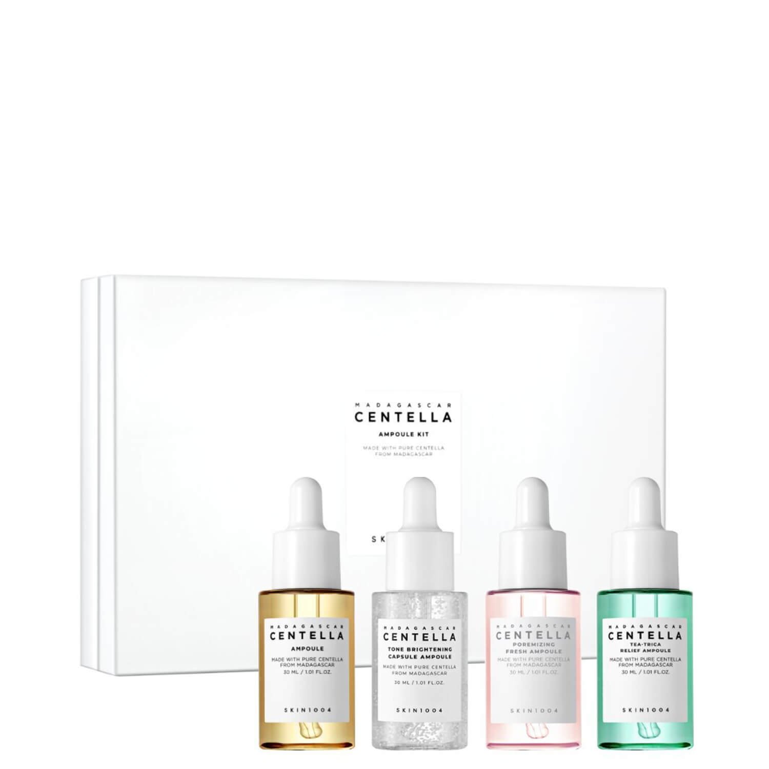SKIN1004 Madagascar Centella Ampoule rinkinys, 4 × 30 ml - Image 2