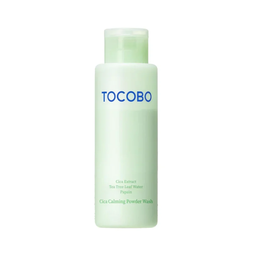 TOCOBO Cica Calming Powder Wash enziminis pudros prausiklis veidui su papainu, 50 g