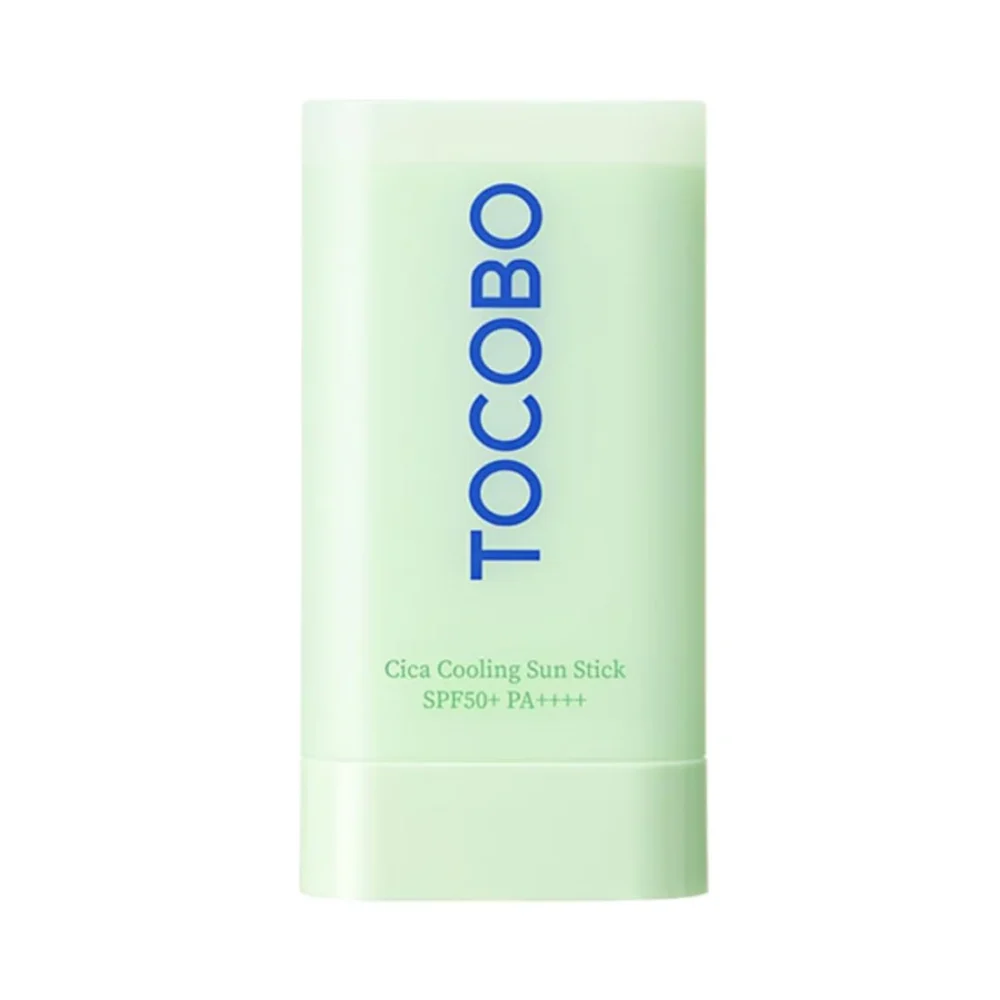 TOCOBO Cica Cooling Sun Stick SPF50+ PA++++ gaivinanti pieštukinė veido apsauga nuo saulės, 18 g