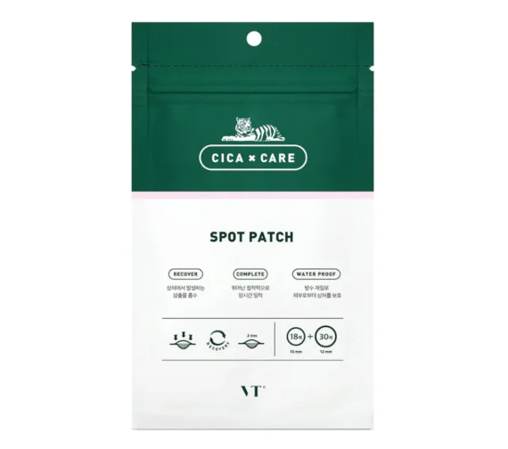 VT Cosmetics Cica Spot Patch hidrokoloidiniai pleistrai spuogams, 48 vnt.