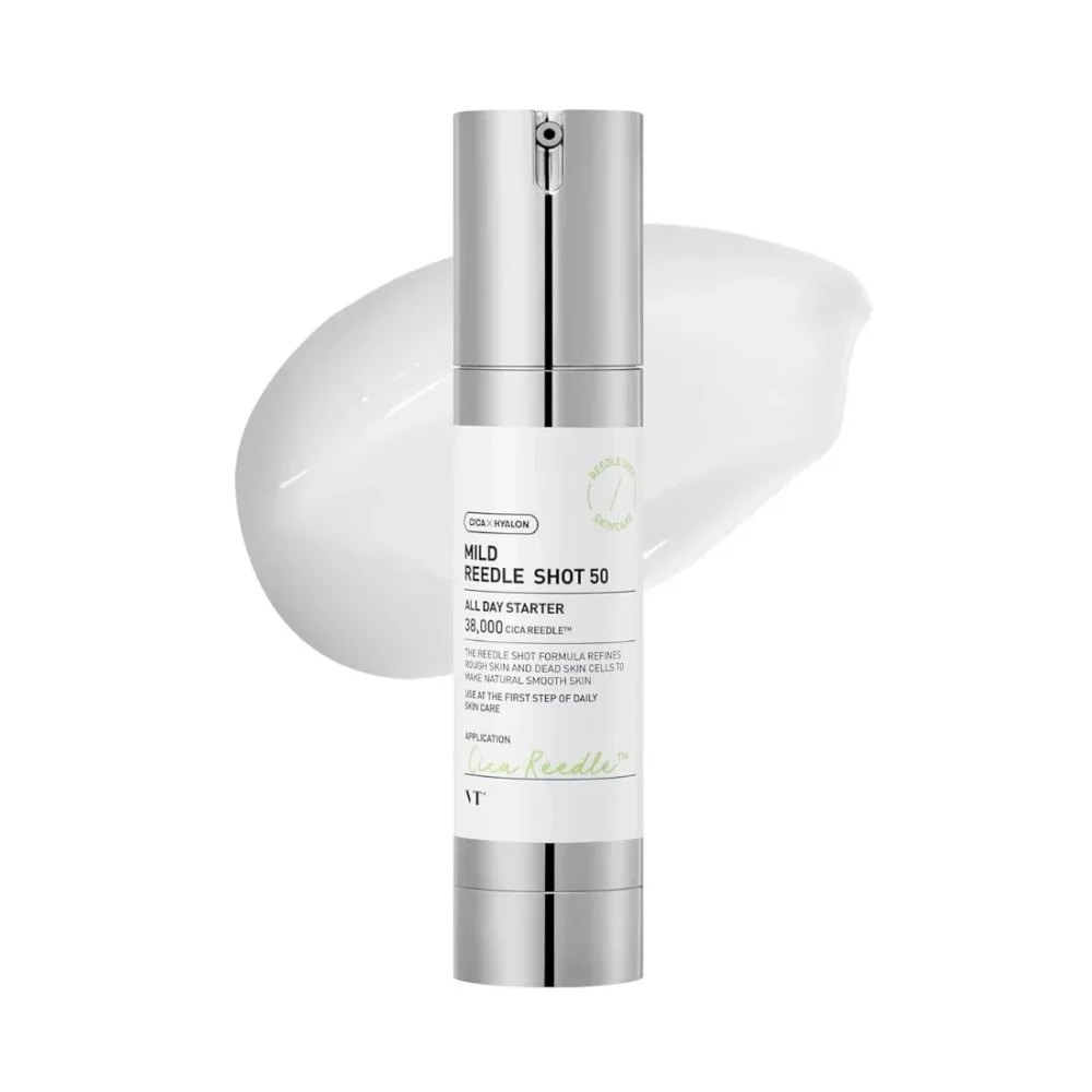 VT Cosmetics Reedle Shot 50 švelnus veido serumas-ampulė su mikroadatėlių technologija, 50 ml
