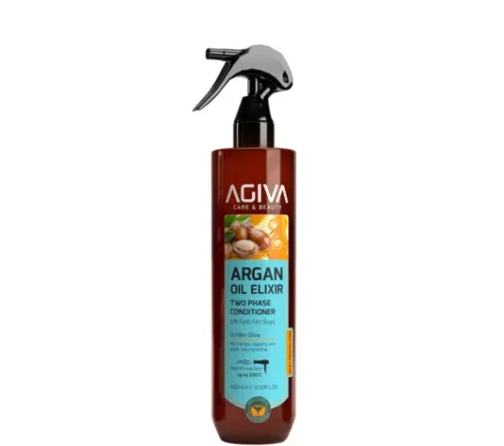 AGIVA ARGAN OIL ELIXIR dvifazis purškiamas kondicionierius, 400ml