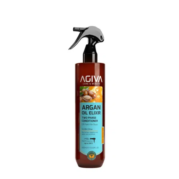 AGIVA ARGAN OIL ELIXIR dvifazis purškiamas kondicionierius, 400ml