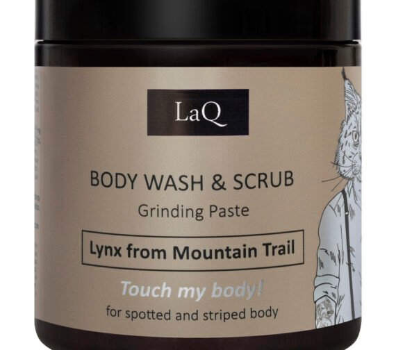 LaQ Vyriškas kūno prausiklis ir šveitiklis LYNX from Mountain Trail – Dingo į kalnus, kvapas liko, 220g