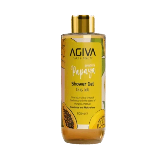 AGIVA MANGO & PAPAYA dušo gelis, 500ml