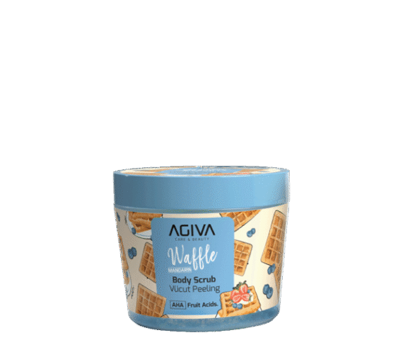AGIVA MANDARIN WAFFLE kūno šveitiklis, 300 ml