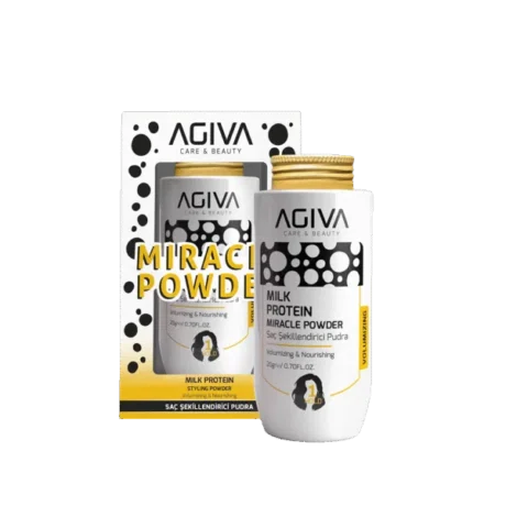 AGIVA MILK PROTEIN apimties suteikianti plaukų pudra, 20g