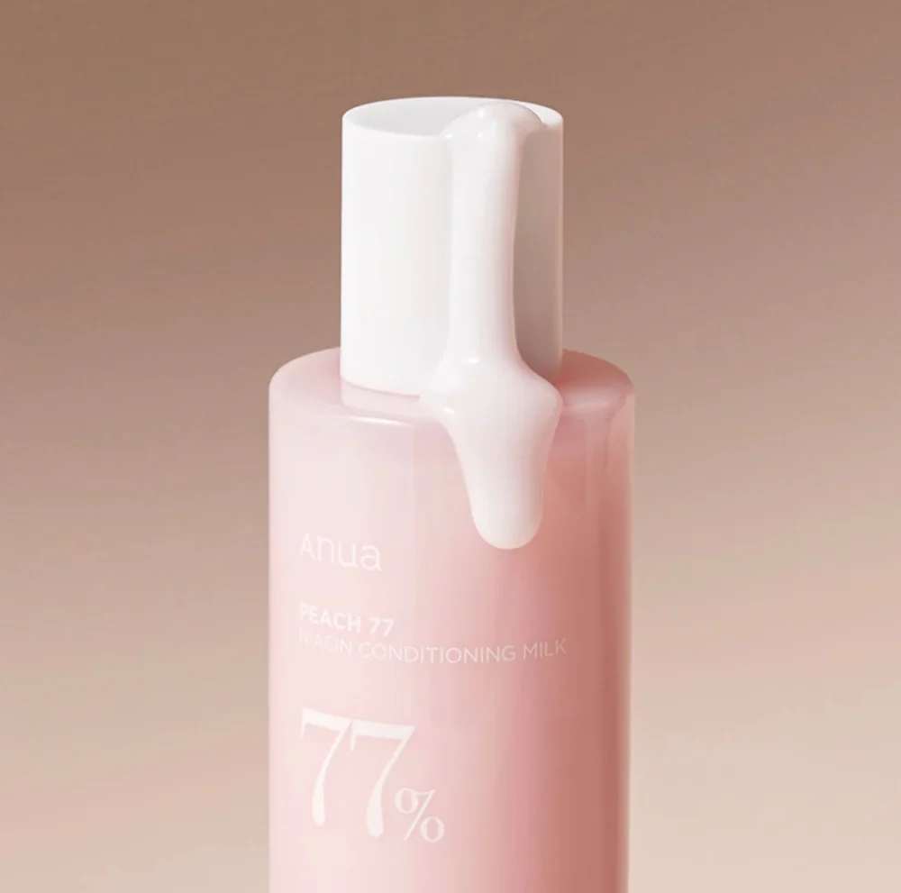 Anua drėkinantis veido pienelis Peach 77 Niacin Conditioning Milk2