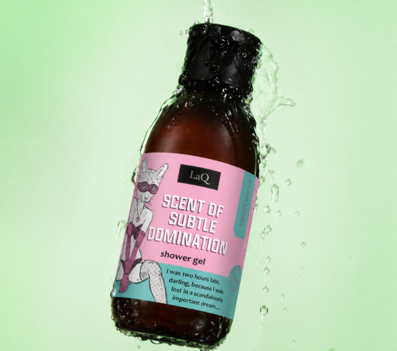 LaQ Dušo gelis PEONY – Graži tyla, pavojinga galia, 100ml