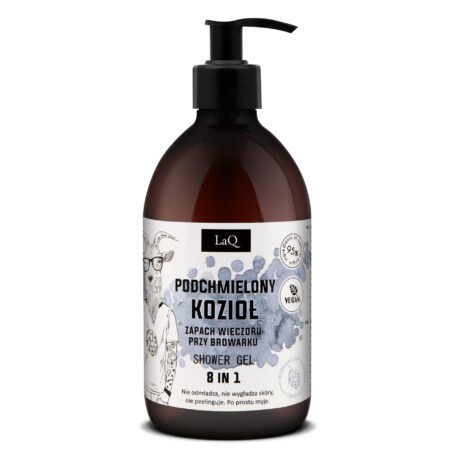 LaQ Dušo gelis 8in1 PODCHMIELONY KOZIOŁ – Įkaušęs ožys, nuotaiką kelia, 500ml