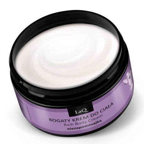 LaQ Kūno kremas FORGET-ME-NOT – Nepamirštama oda, kvapas dar ilgiau, 220g