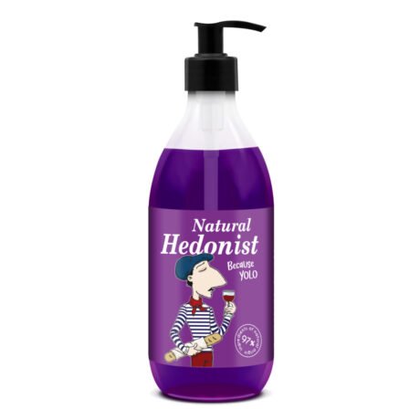 LaQ Shots! Dušo gelis NATURAL HEDONIST – Malonumą gaudo, kvapu užvaldo, 500ml