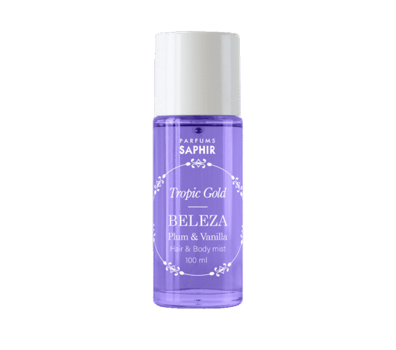 SAPHIR Beleza Plum & Vanilla plaukų ir kūno dulksna, 100 ml