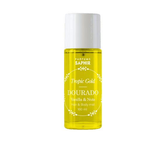 SAPHIR Dourado Vanilla & Nuts plaukų ir kūno dulksna, 100 ml