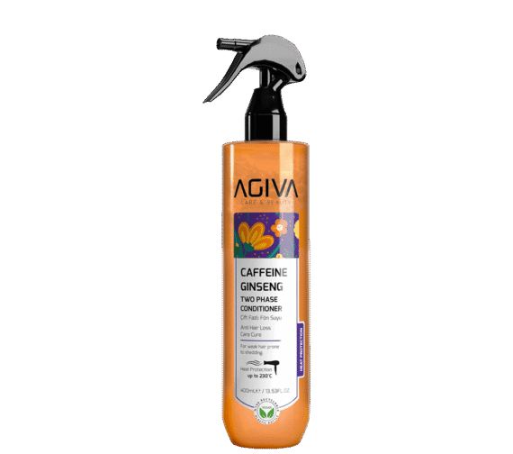 AGIVA CAFFEINE GINSENG dvifazis purškiamas kondicionierius, 400ml