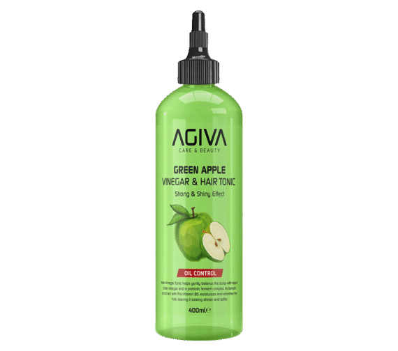 AGIVA GREEN APPLE plaukų tonikas nuo pleiskanų, 400ml