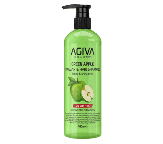AGIVA GREEN APPLE šampūnas nuo pleiskanų, 400ml
