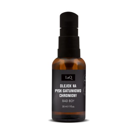 LaQ Barzdos ir veido aliejus BAD BOY – Tvarkingas iš išorės, pavojingas viduje, 30ml1