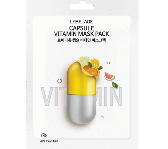 LEBELAGE CAPSULE VITAMIN MASK PACK 28 ml