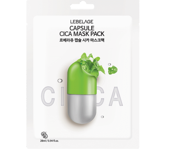 LEBELAGE CAPSULE CICA MASK PACK 28 ml