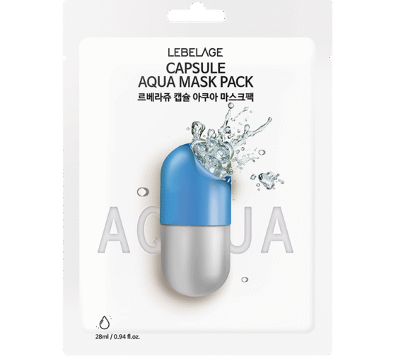 LEBELAGE CAPSULE AQUA MASK PACK 28 ml