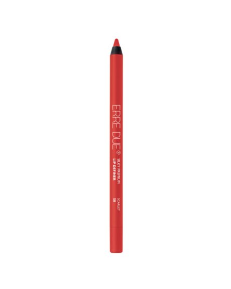 ERRE DUE Ilgalaikis lūpų pieštukas Nr. 511 Scarlet SILKY PREMIUM LIP DEFINER lūpų priemonė