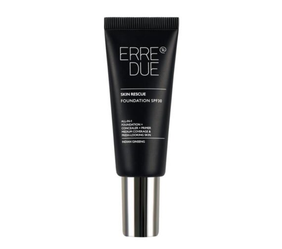 ERRE DUE Makiažo pagrindas su SPF30 SKIN RESCUE FOUNDATION kremas nuo saulės, 30 ml