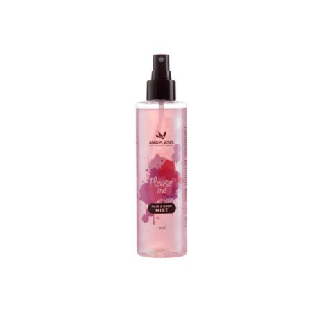 kūno ir plaukų dulksna su blizgučiais HAIR & BODY MIST PLEASE ME, 200 ml – ANAPLASIS