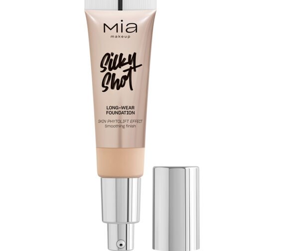 MIA MAKEUP SILKY SHOT ilgai išliekantis makiažo pagrindas, 30 ml
