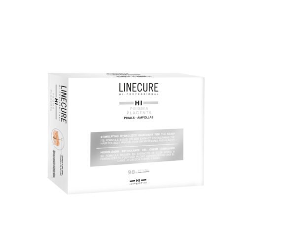 LINECURE Prisma Placenta plaukus stiprinančios ampulės, 12 vnt