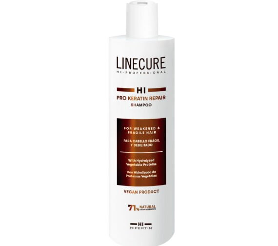 LINECURE Pro Keratin-Repair giliai atstatantis šampūnas, 300 ml