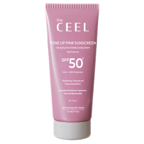 THE CEEL TONE UP PINK SUNSCREEN SPF50+ 50 ml