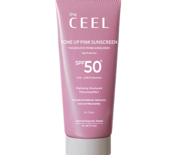 THE CEEL TONE UP PINK SUNSCREEN SPF50+ 50 ml