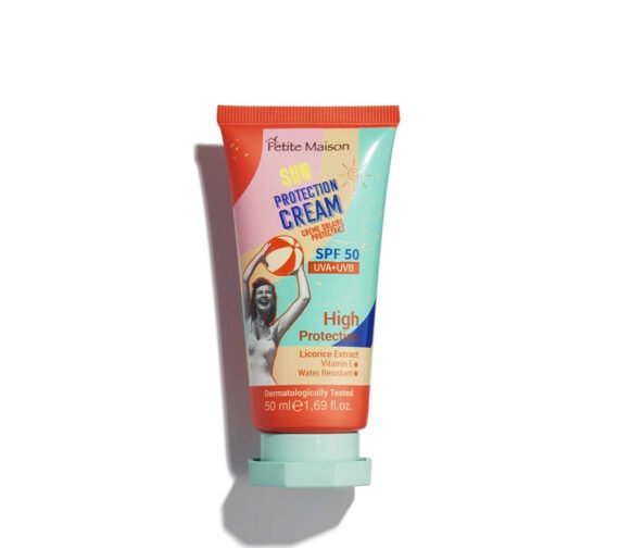 apsauginis kremas nuo saulės SUN PROTECTION CREAM SPF50, 50ml – PETITE MAISON