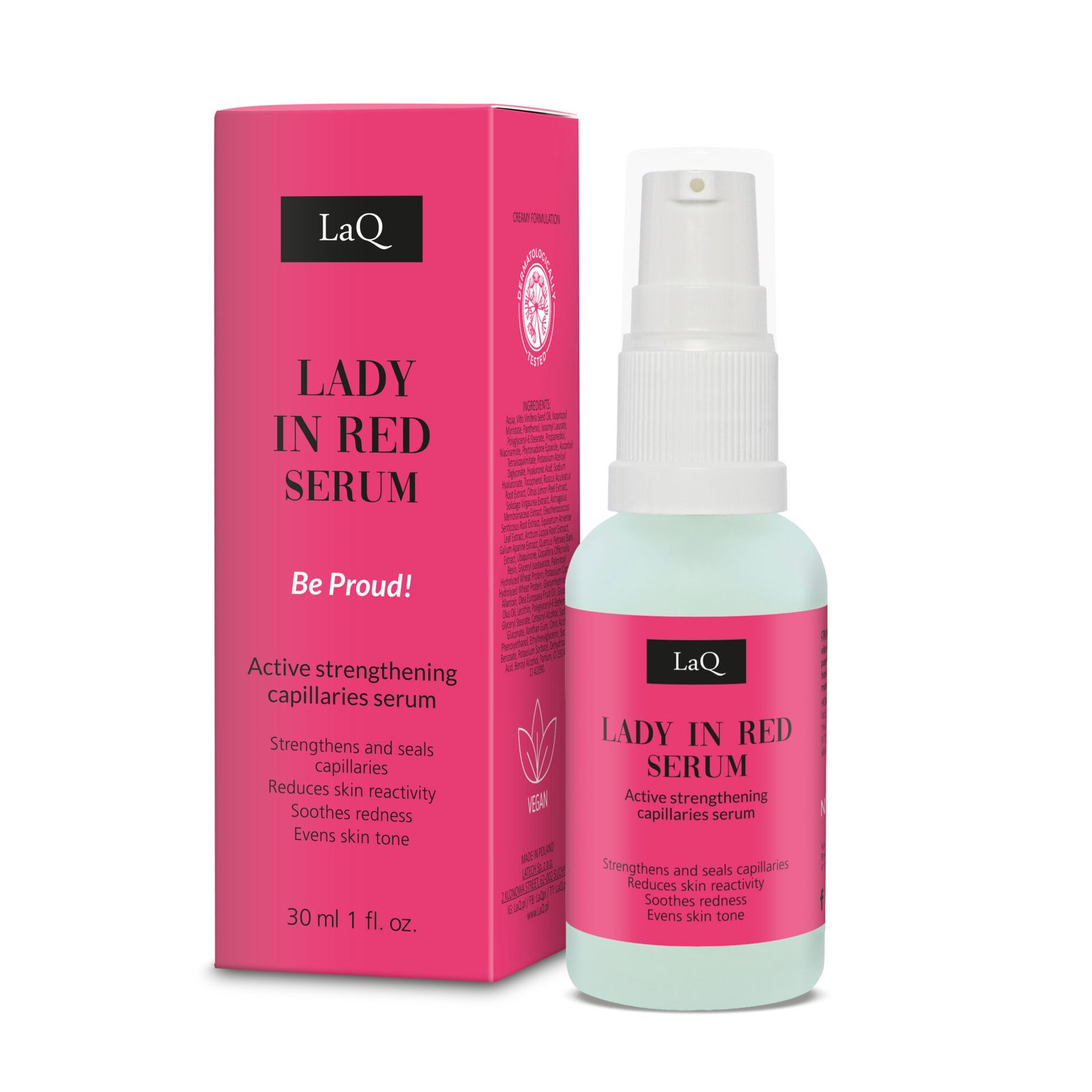 LaQ LADY IN RED serumas, 30ml 2