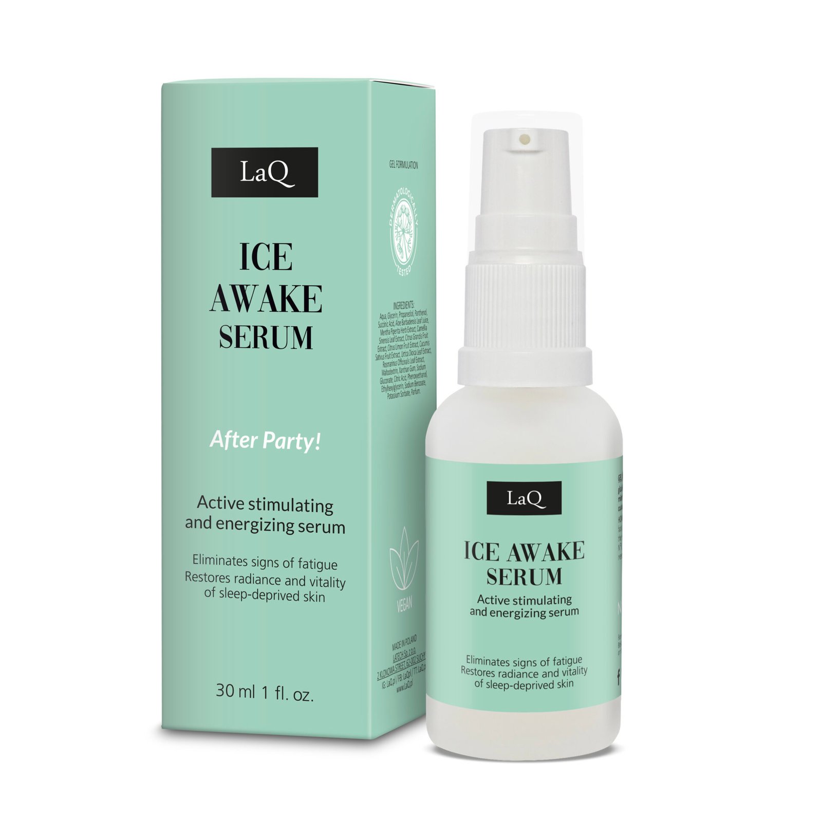 LaQ ICE AWAKE serumas, 30ml 2