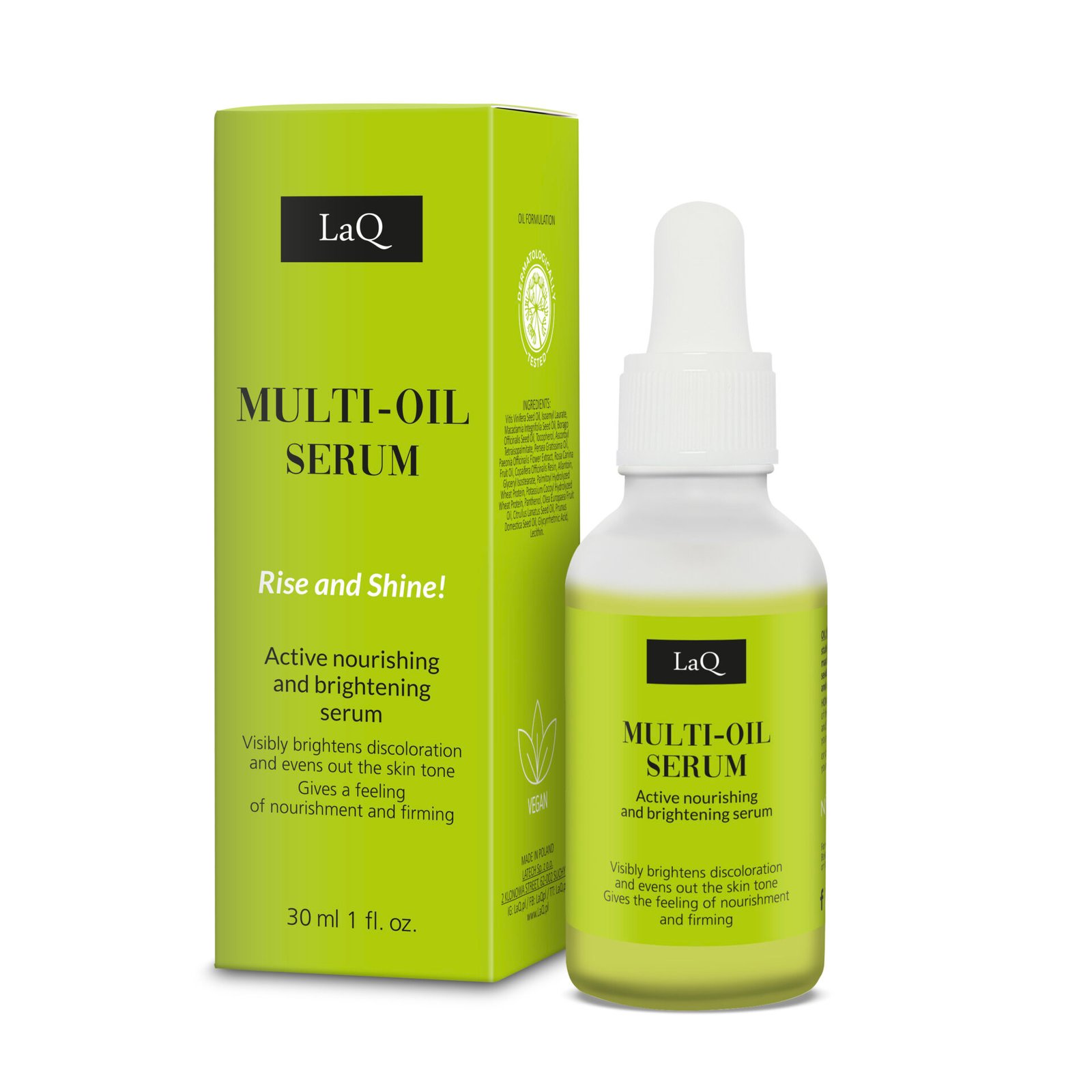 LaQ MULTI-OIL serumas, 30ml 2