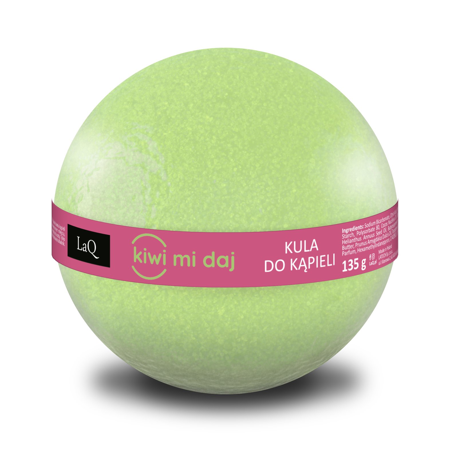 LaQ KIWI ME CRAZY putojanti vonios bomba, 135 g
