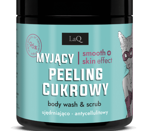 LaQ PIWONIA myjący peeling 220g NEW kūno prausiklis ir šveitiklis, 220g